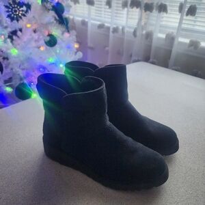 UGG Charcoal Suede Boots